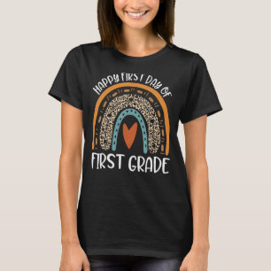 Happy First Day of 4th Grade Teacher Back To Schoo T-Shirt