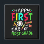 Happy First Day Of First Grade Boys Girls 1st Grad Magnet<br><div class="desc">Happy First Day Of First Grade Boys Girls 1st Grade</div>