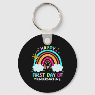 Happy First Day Of Kindergarten Back To School  Keychain