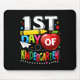 Happy First day of Kindergarten Teacher Fun Back T Mouse Pad
