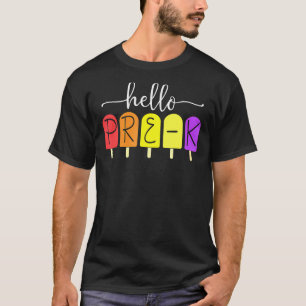 Happy First Day Of Pre K Back To School Teacher 10 T-Shirt