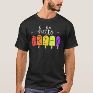 Happy First Day Of Pre K Back To School Teacher 10 T-Shirt