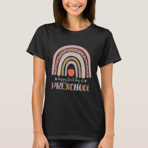 Happy First Day Of Preschool Back To School Kid St T-Shirt