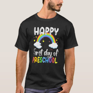 Happy First Day Of Preschool Kids Back To School R T-Shirt