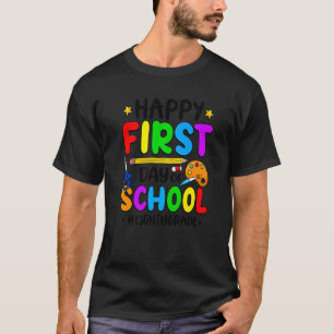 Happy First Day Of School 8th Grade Crew Teacher S T-Shirt