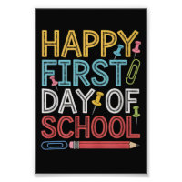Happy First Day Of School Back To School 