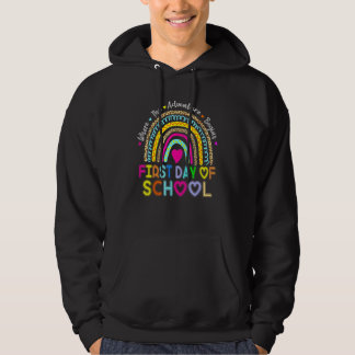 Happy First Day Of School Back To School Teacher Hoodie