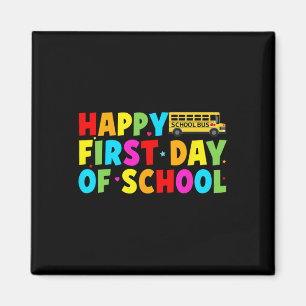 Happy First Day Of School Bus Driver Welcome Back Magnet