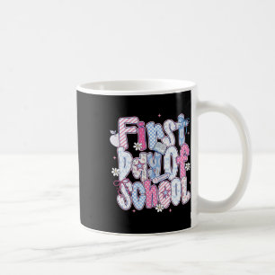 Happy First Day Of School Hello Teacher Kids Back  Coffee Mug