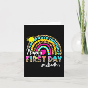 Happy First Day Of School Let's Do This Back To Sc Card