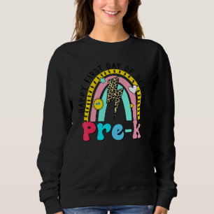 Happy First Day Of School Pre K Preschool Teacher  Sweatshirt