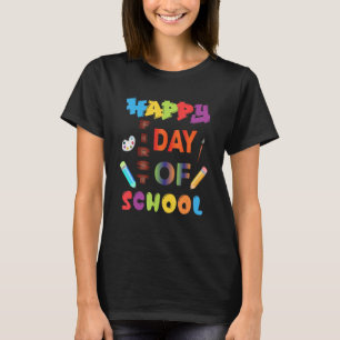 Happy First Day Of School Teacher Kid Welcome Back T-Shirt