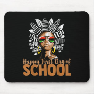 Happy First Day Of School Teacher Mouse Pad