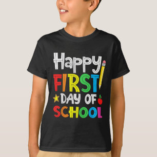 Happy First Day of School Welcome Back to School  T-Shirt