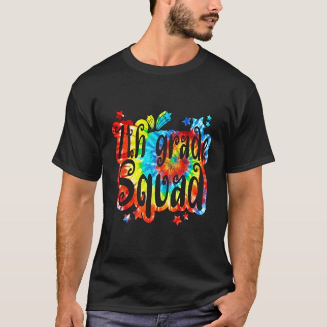 Happy First Day Of Seventh 7th Squad Grade Teacher T-Shirt (Front)