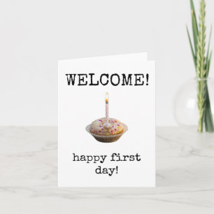 Happy First Day, Welcome to the Team Card