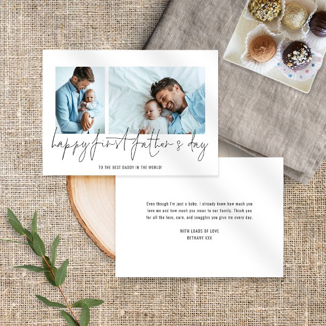 Happy First Fathers Day 2 Photos Script  (Creator Uploaded)