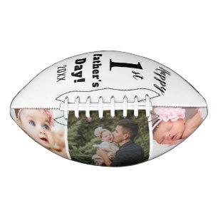 Happy First Father's Day 3 Photo Collage   Footbal Football