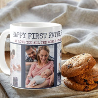 Happy First Fathers Day 4 Photo Personalized