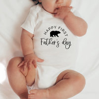 Happy First Fathers Day Bear - Baby