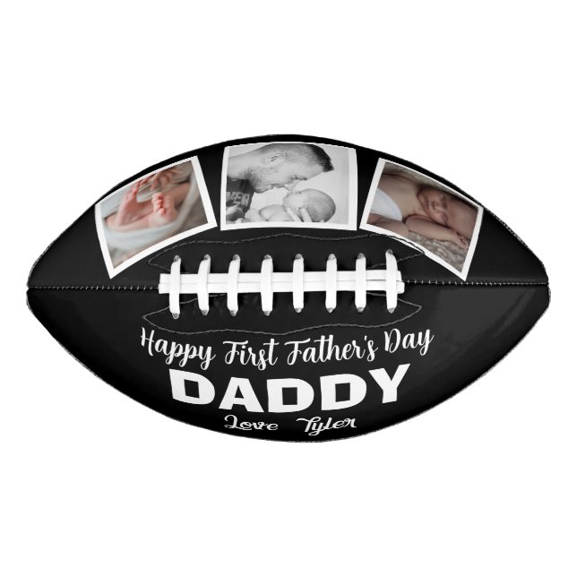 Happy First Father's Day Football (Front)