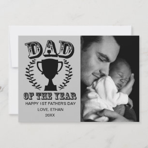 Happy First Father's Day Photo Card