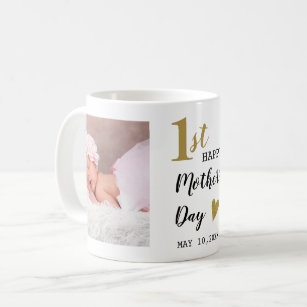 Happy First Mother's Day 2 Photo Coffee Mug