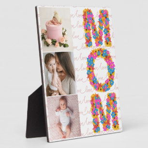 Happy First Mothers Day 3 Photo Personalized   Plaque