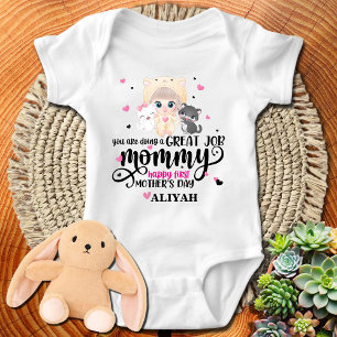 Happy First Mother's Day - Baby Girl Bodysuit