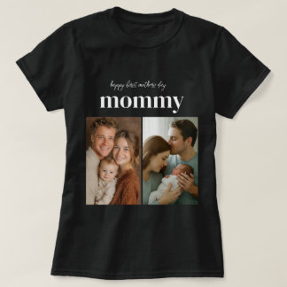 happy first mothers day cute photo collage T-Shirt