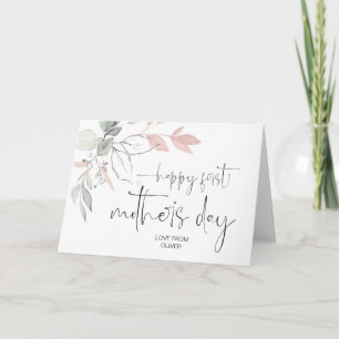 Happy First Mothers Day For the Best Mum New Mom Card
