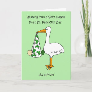 Happy First St. Patrick's Day as a Mom Card