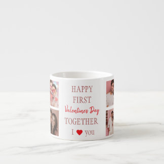 Happy First Valentine's Day Together Espresso Mug