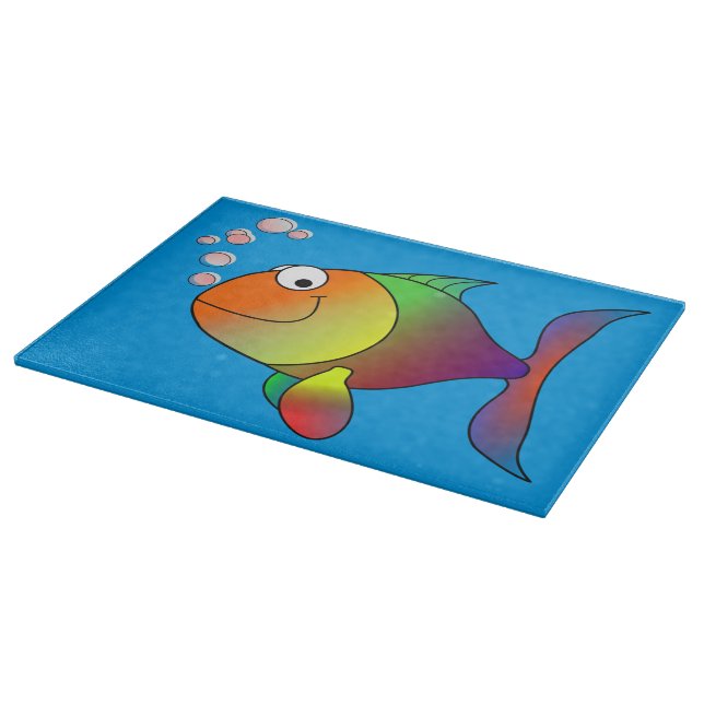 Happy fish cutting board (Corner)