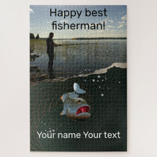 Happy fishing  jigsaw puzzle
