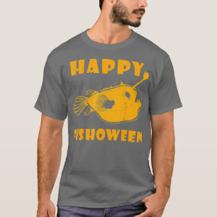 Happy Fishoween Halloween Fish Fisherman Fisherwom T-Shirt