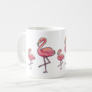 Happy Flamingo Coffee Mug