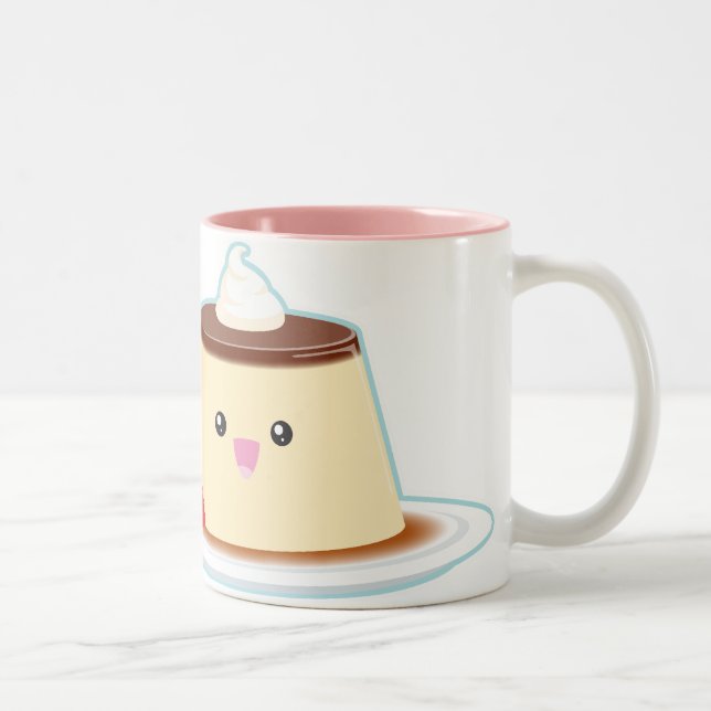 Happy Flan Two-Tone Coffee Mug (Right)