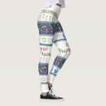 Happy Flippin' Hanukkah "Sweater" Leggings<br><div class="desc">Your love of gymnastics and your holiday spirit are both on display when you wear your Happy Flippin' Hanukkah "Sweater" Leggings.</div>