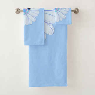 Happy flower badhandtuch set