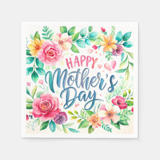 Happy flower simple Libreta con espiral Napkin