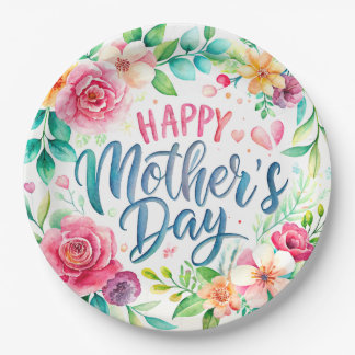 Happy flower simple Libreta con espiral Paper Plate