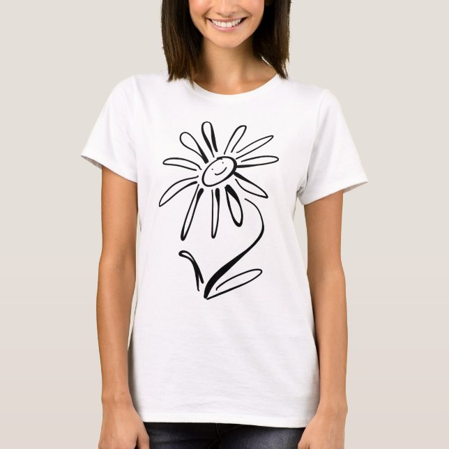 HAPPY FLOWER Women's T-Shirt (Front)