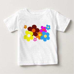 Happy Flowers Baby T-Shirt