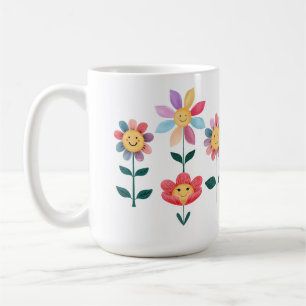 Happy Flowers Coffee Mug
