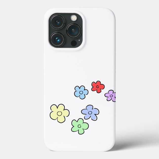 Happy Flowers - Colourful - customize it - Case-Mate iPhone Case (Back)