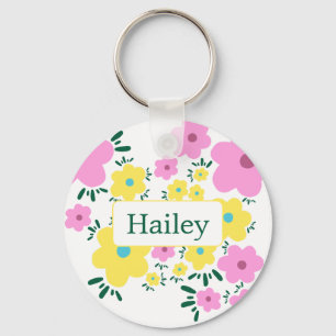 Happy Flowers Keychain