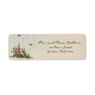Happy Flowers Labels