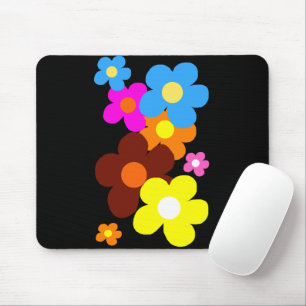 Happy Flowers Mouse Pad