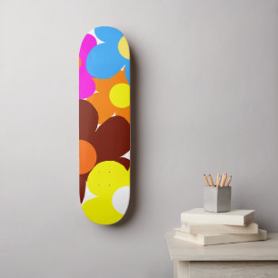 Happy Flowers Skateboard